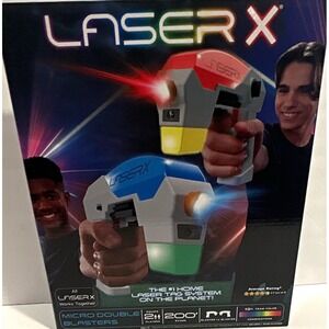 Laser X Micro Double Blasters 2-Player Laser Tag Set (2 Blasters)